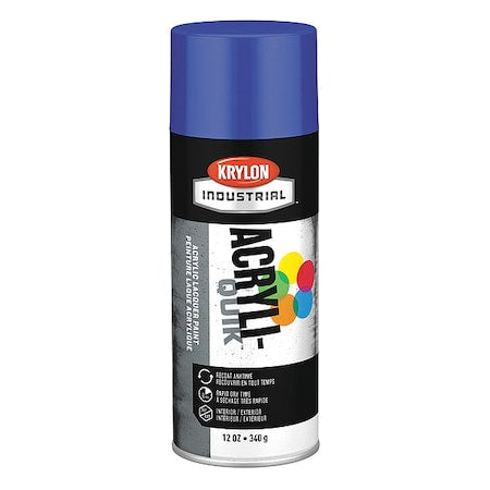 Spray Paint, True Blue, Gloss, Solvent, 12 oz