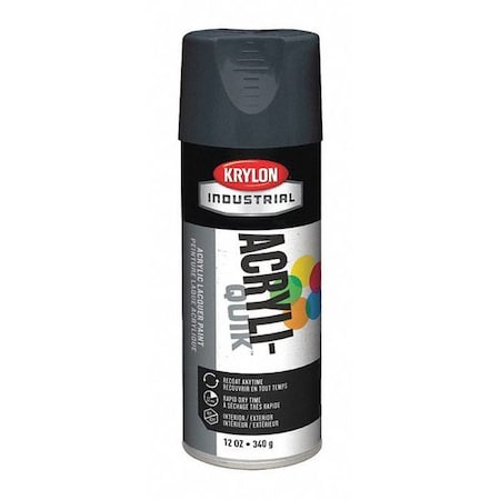 Spray Paint, Shadow Gray, Gloss, Solvent, 12 oz