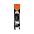 Inverted Marking Paint, 22 oz., Fluorescent Red/Orange, Solvent -Based