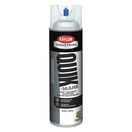 Inverted Marking Paint, 16 oz., Clear, Solvent -Based