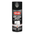 Spray Paint, Black, Gloss, Solvent, 12 oz