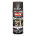 Spray Paint, Brown, Ultra-Flat, Solvent, 11 oz