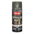 Spray Paint, Olive, Ultra-Flat, Solvent, 11 oz