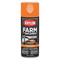 Spray Paint, Kubota Orange, High-Gloss, Solvent, 12 oz