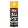 Spray Paint, Yellow, High-Gloss, Solvent, 12 oz