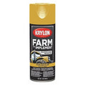 Spray Paint, School Bus Yellow, High-Gloss, Solvent, 12 oz