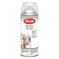 Spray Paint, Crystal Clear, Matte, Solvent, 11 oz