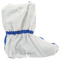 Disposable Boot Covers, Non-Woven Laminate, White, Slip Resistant Sole: Yes , L