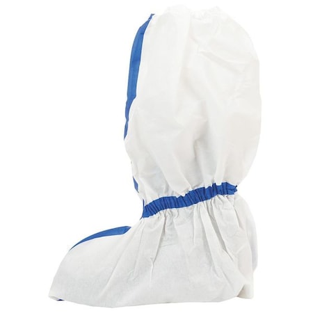 Disposable Boot Covers, Non-Woven Laminate, White, Slip Resistant Sole: Yes , XL
