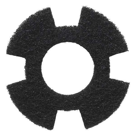 Stripping Pad, Blk, 12" Pad, Trapezoid, PK10