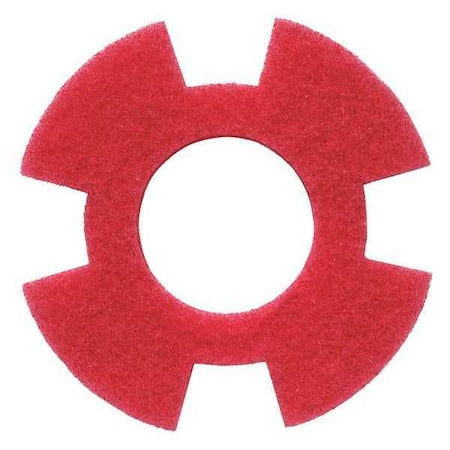 Cleaning Pad, Red, 12" Pad, Trapezoid, PK10