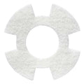 Cleaning Pad, Wht, 12" Pad, Trapezoid, PK10