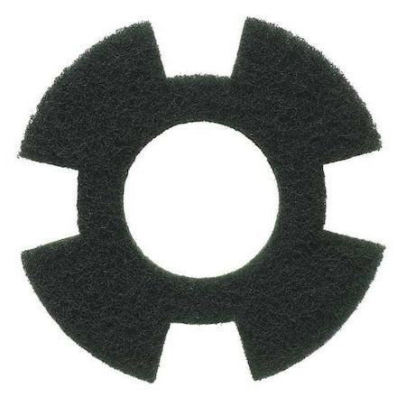 Cleaning Pad, Green, 9" Pad, Trapezoid, PK10