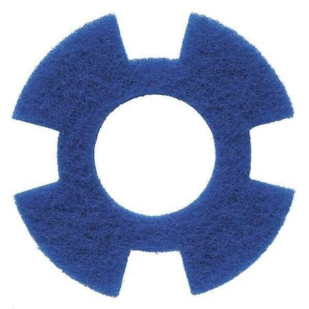 Cleaning Pad, Blue, 9" Pad, Trapezoid, PK10