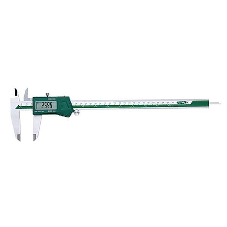 Digital Caliper, 2-1/2" Jaw Depth, SS