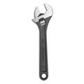 8" Adjustable Black Oxide Wrench - Carded
