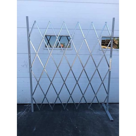 Folding Gate, Gray, 6 ft Add On Opening W
