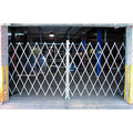 Folding Gate, Gray, 8 to 10 ft. Opening W