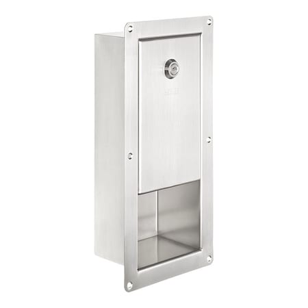 Toilet Paper Dispenser, (400) Tissues, SS