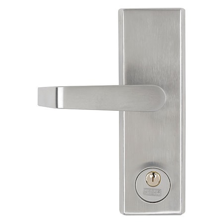 Exit Device Trim, Medium Duty, Chrome