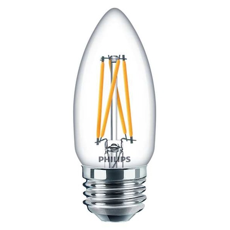 LED, 5.5 W, B11, Medium Screw (E26)