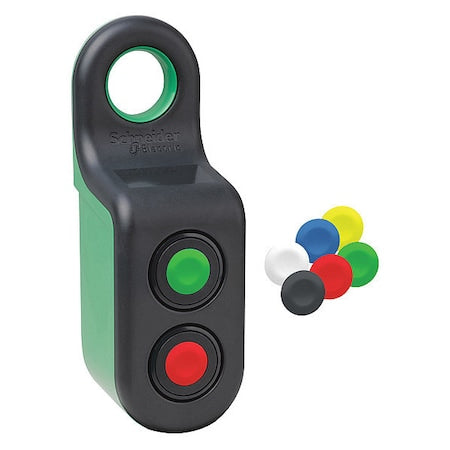 Wireless Handy Box Kit, 0.87 in Mast Dia, Green