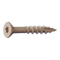 Deck Screw, #8 x 1-1/4 in, Steel, Flat Head, Torx Drive, 7500 PK