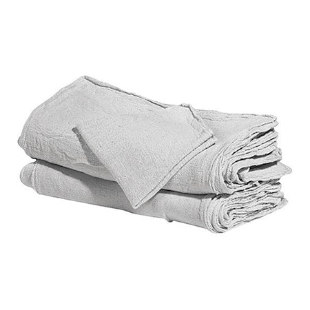 Box of Shop Towel Rags, 14" x 14", Natural, 25 Lbs/Case, PK350