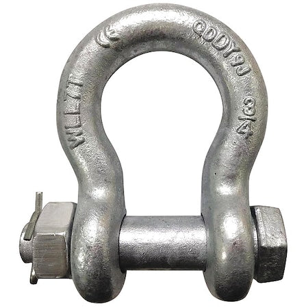 Anchor Shackle, 6, 600 lb, Alloy Steel