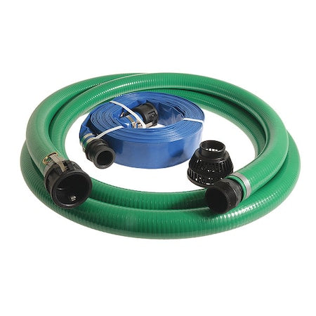 Water Hose, 3" ID x 20 ft., 50 ft., Green