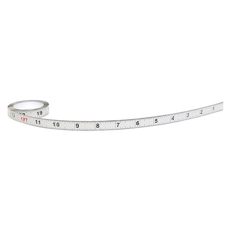 144 in Adhesive Tape Measure, 1/2 in Blade