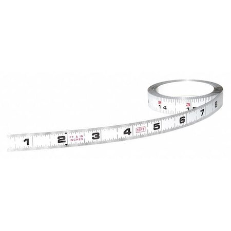 144 in Adhesive Tape Measure, 1/2 in Blade