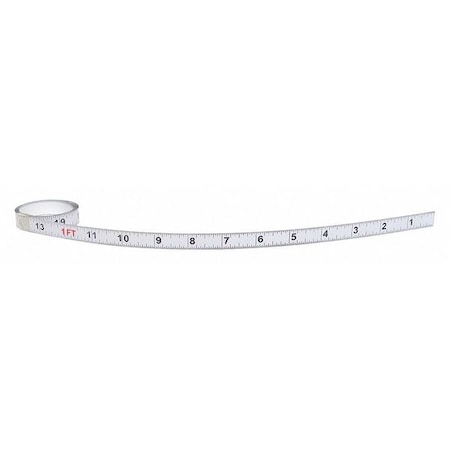 72 in Adhesive Tape Measure, 1/2 in Blade