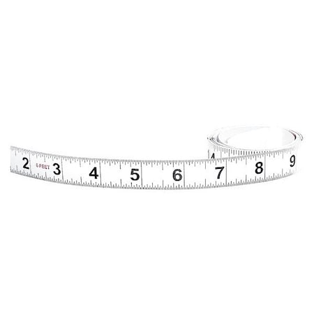 72 in Adhesive Tape Measure, 3/4 in Blade