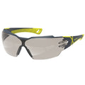 MX300, Safety Glasses, Anti-Fog & Anti-Scratch, Clear Lens, Gray/High Visibility Yellow Frame