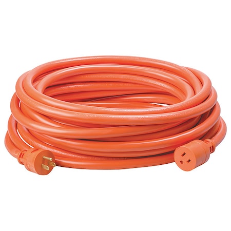 STW Extension Cord, 12 AWG, Outdoor, 12/3, 1 Outlets, 5-15R, Orange, PVC, 5-15P, 50 ft