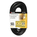 SJTOW Extension Cord, 12 AWG, Outdoor, 12/3, 1 Outlets, 5-15R, Black, PVC, 5-15P, 50 ft