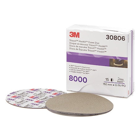 Polishing Pad, Foam, 6" Size, PK15