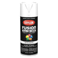 Rust Preventative Spray Paint, White, Satin, Solvent, 12 oz