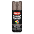 Hammered Spray Paint, Brown, Gloss, Solvent, 12 oz