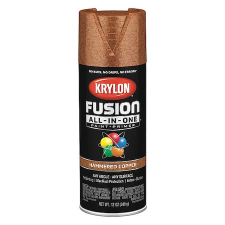 Hammered Spray Paint, Copper, Hammered, Solvent, 12 oz