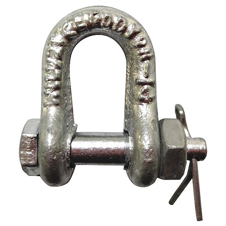 Chain Shackle, 1, 000 lb lb, Carbon Steel