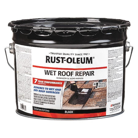 Roof Cement, Solvent Base, 3.3 gal