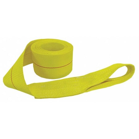 W" Strap, Sewn-Eye, Yellow