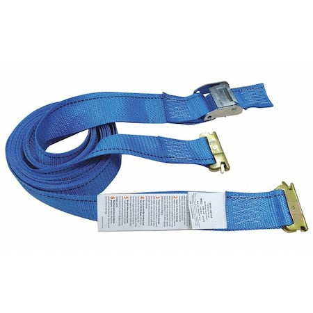 Tie Down Strap, E-Track, Blue
