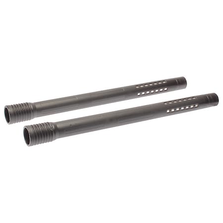 Vacuum Wand Set, 4 1/8 in L, Chrome