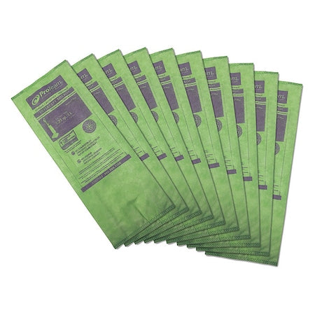 Vacuum Bag, 11 in H, Cloth, PK10