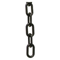 Plastic Chain, Black, 25 ft Length, Gloss