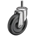 5"" X 1-1/4"" Non-Marking Polyolefin Swivel Caster, No Brake, Loads Up To 300 lb