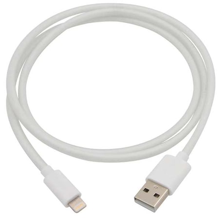 Standard USB Cable, White, 36in L